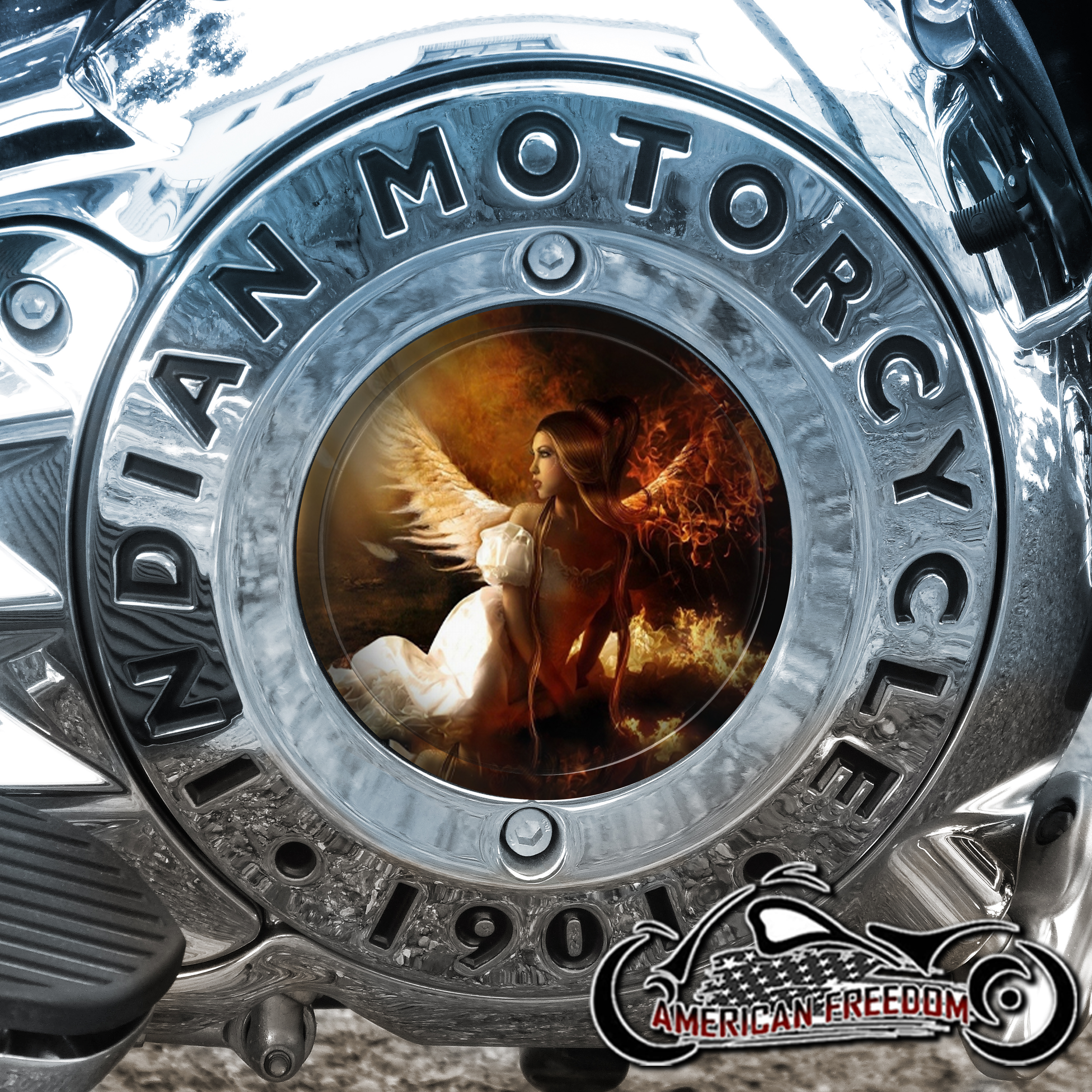 Indian Motorcycles Thunder Stroke Derby Insert - Angel Devil